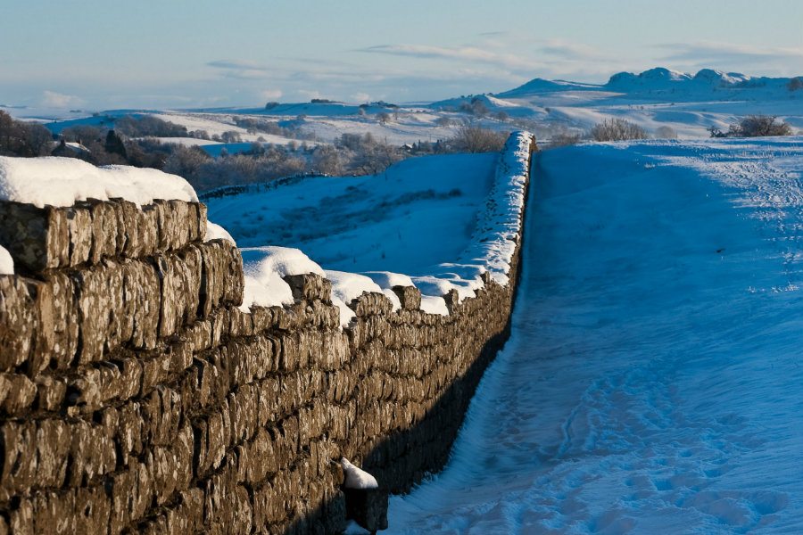 Hadrains-Wall-in-the-snow Enjoy a richer experience of Cumbria’s gems with a professional guided tour