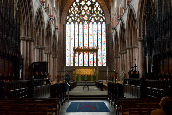 East window at Carlsile Cathedral - The Tranquil Otter